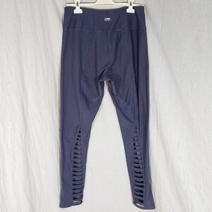 Marika slate blue back cutout leggings, XL, NWOT